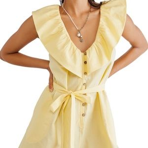 Free People Darling Romper in Sun Dappled Size L